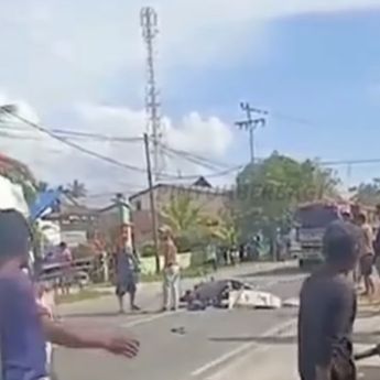 Motor vs Mobil Box Tabrakan Mengerikan, Satu Orang Tewas