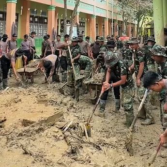 Lagi, TNI AD Percepat Pemulihan Sekolah Terdampak Banjir Bandang di Aceh Tamiang