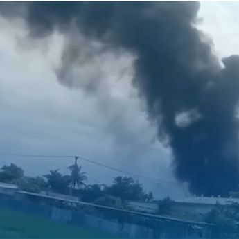 Pabrik Styrofoam di Tangerang Terbakar Hebat