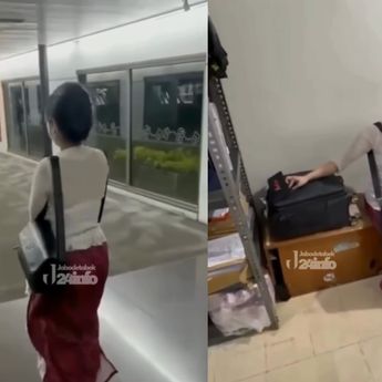 Geger Video Wanita Cantik Menyamar Jadi Pramugari Gadungan