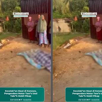 Pemotor Tewas dalam Kecelakaan Maut di Konawe