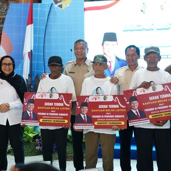 Bahagianya Kakek 80 Tahun Dapat Becak Listrik dari Prabowo: Sehat Terus Pak Presiden