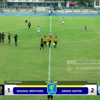 Gresik United Bangkit dan Taklukkan Waanal Brothers 2-1 di Liga Nusantara 2025/26
