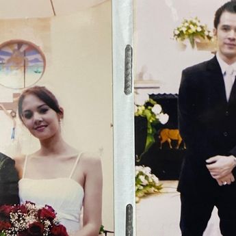 Roby Tremonti Ungkap Potret-potret Pernikahan dengan Aurelie Moeremans di Gereja