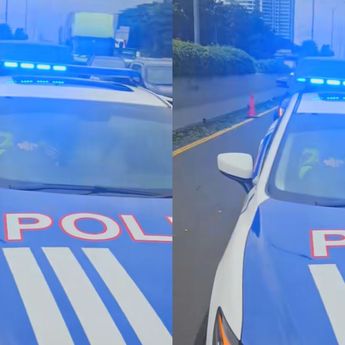 Viral Mobil Patwal Kawal Range Rover Senggol Mobil Warga di Tol Tomang Arah Tangerang