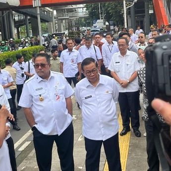 Pramono Pastikan Pembongkaran Tiang Monorel Rasuna Said Dilakukan Malam Hari