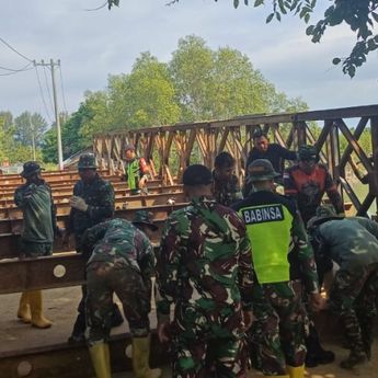 Prajurit Ceritakan Momen Warga Aceh Bantu TNI Bangun Jembatan: Kami Kerja Siang Malam