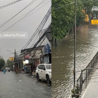 Titik Banjir di Wilayah Kemayoran hingga Kelapa Gading