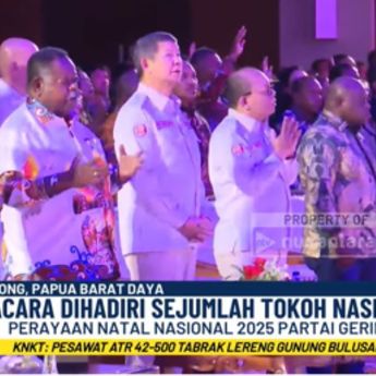 Gerindra Gelar Natal Nasional 2025 di Sorong, Pererat Hubungan Antara Pemerintah & Pemda Papua