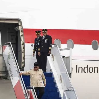 Prabowo Tiba di Inggris, akan Bertemu  PM Inggris Keir Starmer hingga Raja Inggris Charles III