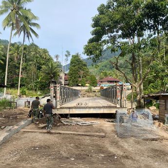 Progres Pesat Pembangunan Jembatan Armco dan Bailey di Aceh, Mobilitas Warga Kian Lancar