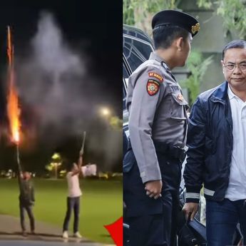 Warga Pati Rayakan Penangkapan Bupati Sudewo, Gelar Pesta Kembang Api di Alun-Alun