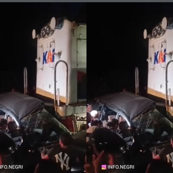 Avanza Dihantam Kereta Api di Tebing Tinggi, 9 Orang Tewas