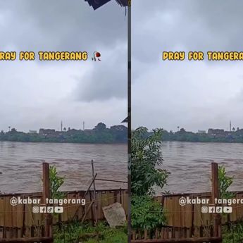 Sirine Pintu Air 10 Sungai Cisadane Berbunyi, Siap-siap Banjir