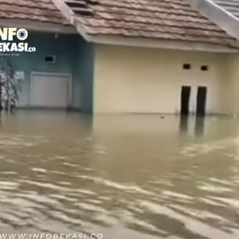 Ngeri Banget! Banjir Hantam Perumahan Grand Permata Residence 2 Tambun Sampai Seleher Orang Dewasa