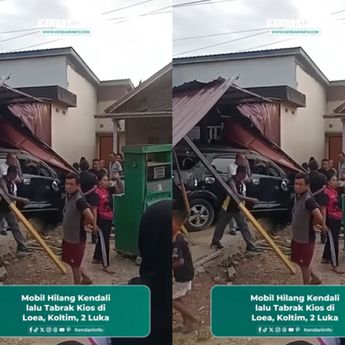 VIDEO:  Toyota Rush Hantam Rumah dan Kios Warga Sampai Hancur, Pemilik Luka Parah