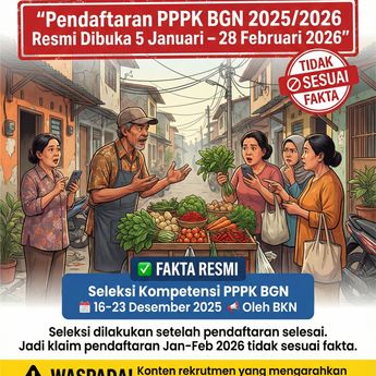 Cek Fakta: Pendaftaran PPPK BGN Januari&ndash;Februari 2026