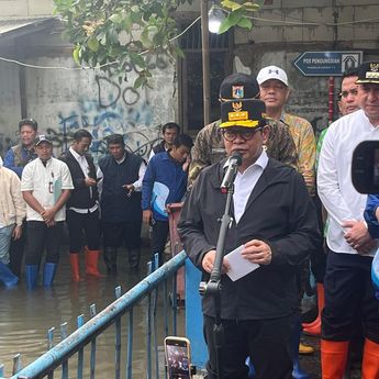 Pramono Tinjau Kali Cakung Lama segmen Sungai Begeg, Biang Kerok Banjir Jakut