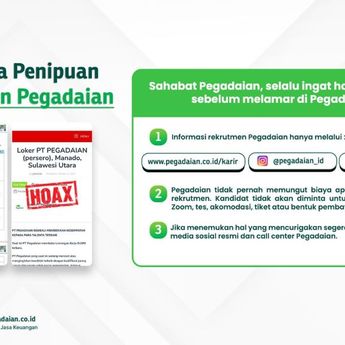 Info Penting buat Jobseeker! Pegadaian Bagikan Tips Hindari Penipuan Berkedok Rekrutmen