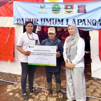 Respons Cepat Tanggap Bencana, Pegadaian Kanwil X Jabar Salurkan Bantuan Kemanusiaan Untuk Warga Terdampak Longsor di Cisarua Bandung Barat