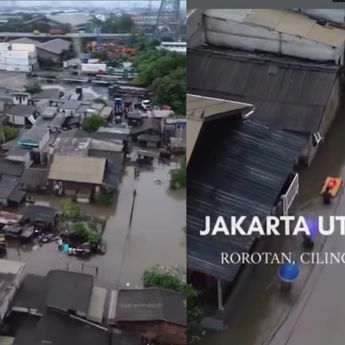 VIDEO: Ratusan Rumah di Kampung Sepatan Cilincing Terendam Banjir Parah