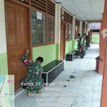 Pemulihan Pendidikan Tetap Prioritas, Pembersihan Sekolah dan Pesantren di Sumbar Dikebut