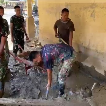 Gotong Royong dan Ketulusan TNI Hidupkan Lagi Rumah Warga di Aceh