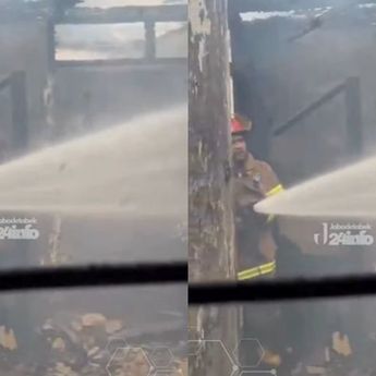 Kebakaran Hantam Rumah di Jalan Anyelir 6 Depok