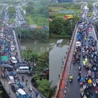 Kemacetan Terjadi di Jembatan KBT Rorotan, Arus Jakarta&ndash;Bekasi Tersendat