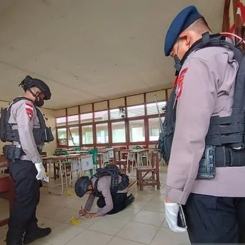 SMPN 3 Sungai Raya Dilempar Bom Molotov, Polisi Amankan Terduga Pelaku