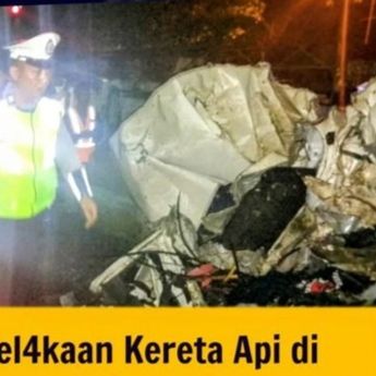 Mobil Tertabrak Kereta Api di Lamongan, 1 Orang Tewas