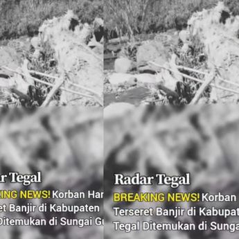 Pelajar 17 Tahun Ditemukan Tewas di Sungai Gung Tegal