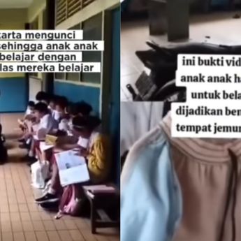 Viral! Ruang Kelas di Jakarta Utara Diduga Disulap Jadi Bengkel, Siswa Terpaksa Belajar di Lantai