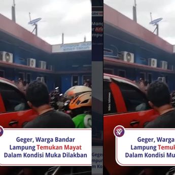 Warga Bandar Lampung Digegerkan Penemuan Mayat Wajah Dilakban