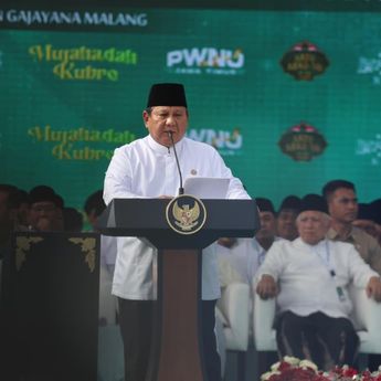 Di Hadapan Warga NU, Prabowo Tegaskan Tak Mundur Berantas Korupsi
