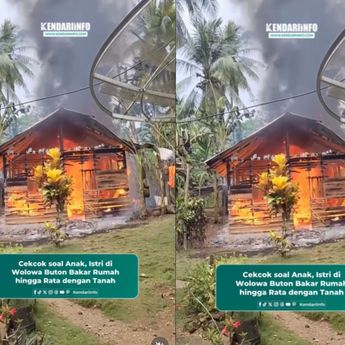 Rumah Ludes Terbakar Gara-gara Cekcok Rumah Tangga