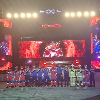 Rano Karno dan Oplet Si Doel Ramaikan Infinite Show IIMS 2026 Bersama Damkar DKI Jakarta