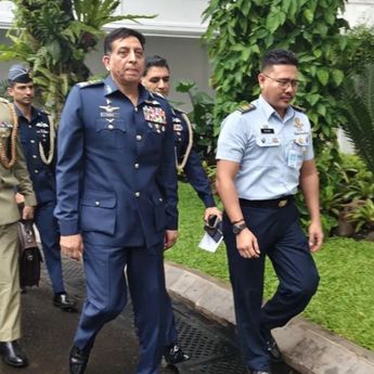 Dubes dan Kepala Staf AU Pakistan Sambangi Istana Bertemu Prabowo