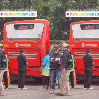 VIDEO: Warga Tewas Terlindas Bus Transjakarta di Jalan Margasatwa Raya