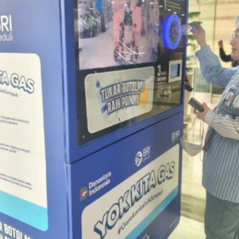 BRI Menara BRILiaN Ajak Peduli Lingkungan Melalui Mesin Daur Ulang RVM