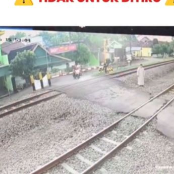 Usai Makamkan Ibunya, Pria asal Madiun Tabrakan Diri ke Kereta Api