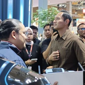 AHY Kunjungi IIMS 2026, Soroti Lonjakan Kendaraan Listrik dan Transisi Elektrifikasi