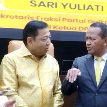Bahlil Sampai Setnov Hadiri HUT Fraksi Golkar DPR
