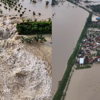 Jalan Semarang&ndash;Purwodadi Lumpuh Total, Tanggul Sungai Tuntang Jebol di Dua Titik