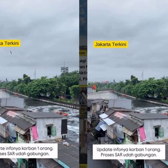 Pria Tenggelam d Kali Jemit Sunter, Tim SAR Lakukan Pencarian