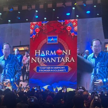 Perayaan Imlek Demokrat, AHY: SBY Pilih Jadi Seniman untuk Ekspresikan Cinta pada Indonesia