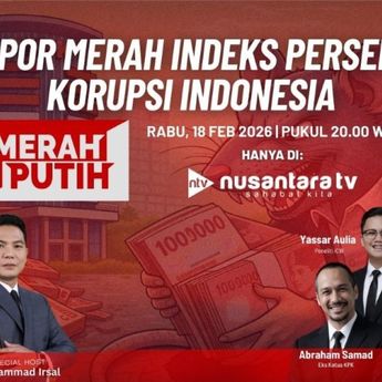 Rapor Merah Indeks Persepsi Korupsi Indonesia