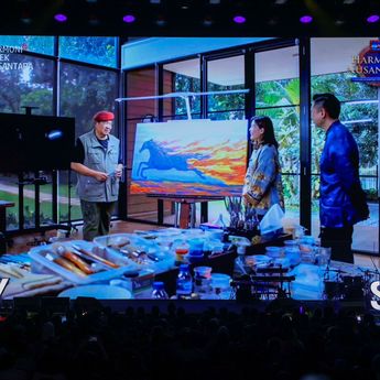 Lukisan 'Kuda Api' Karya SBY Dilelang, Laku Rp6,5 Miliar