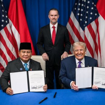 Prabowo Teken Tarif Trump, Gedung Putih Sebut Era Keemasan Indonesia-Amerika