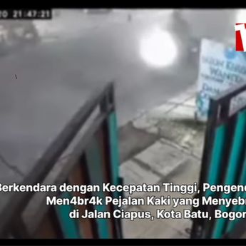 Pejalan Kaki Tewas Mengenaskan Dihantam Pemotor di Ciapus Bogor